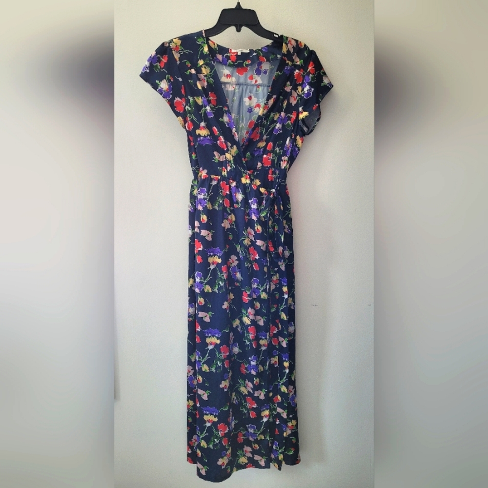 Tularosa Sid Wrap Dress in Navy